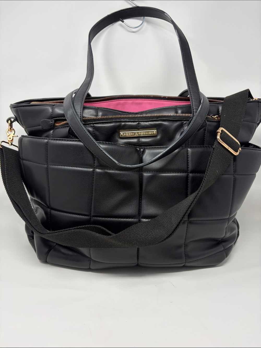 Poppy & Peonies X The Birds Papaya The Ultimate Bag Quilted Travel Tote
Large